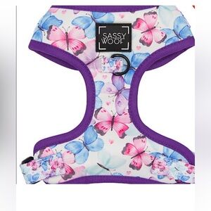 Sassy Woof Social Purple Butterfly
Dog Harness Size Large